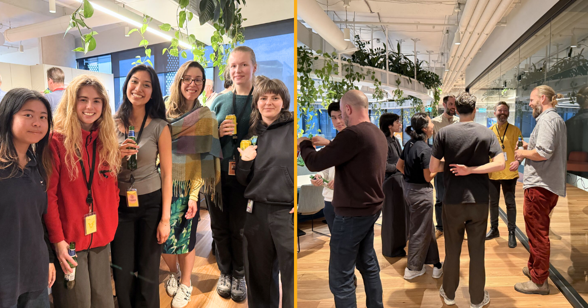 Community drinks with the Jumar resident startup community